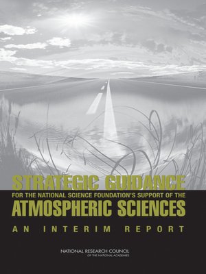 cover image of Strategic Guidance for the National Science Foundation's Support of the Atmospheric Sciences